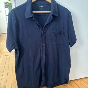 J. Crew Men's Dark Blue Casual Shirt
